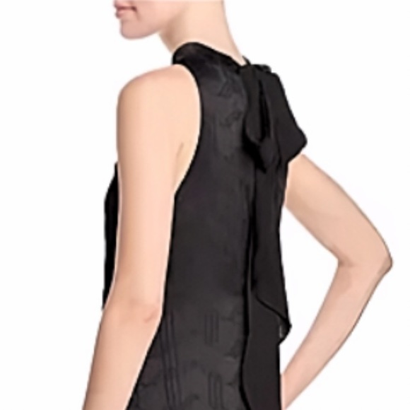 Theory black sleeveless top. - Picture 3 of 6
